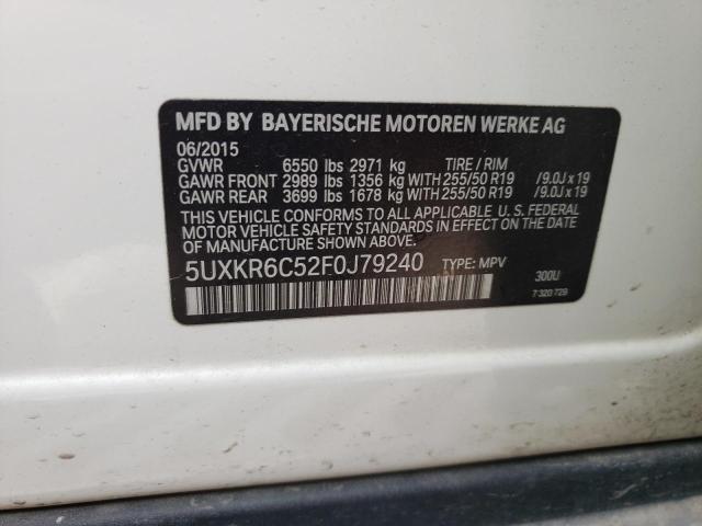 Photo 14 from auction – 2015 BMW X5 XDRIVE5 with VIN 5UXKR6C52F0J79240