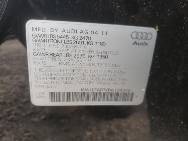 Photo 14 from auction – 2011 AUDI Q5 PREMIUM with VIN WA1LFAFPXBA104346