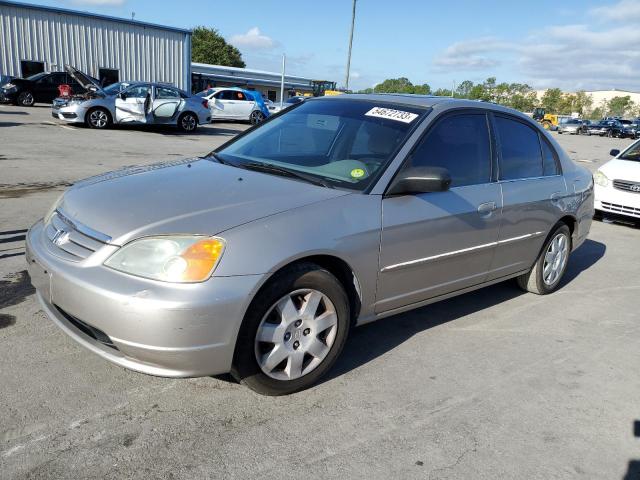 HONDA CIVIC EX 2002 with VIN 1HGES26842L043557 - Photo from auction