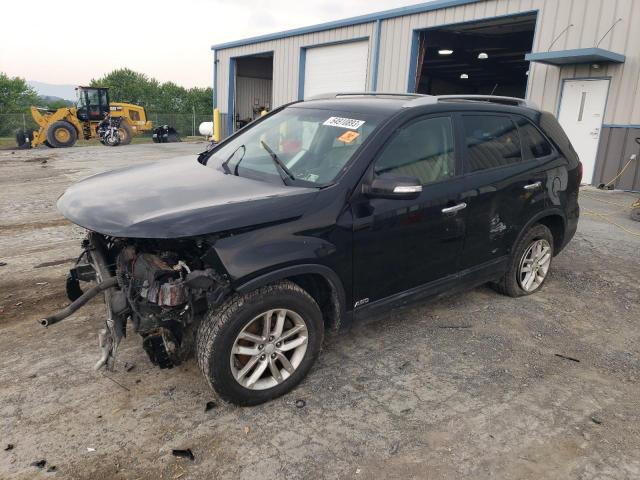 KIA SORENTO LX 2015 with VIN 5XYKTCA67FG594741 - Photo from auction