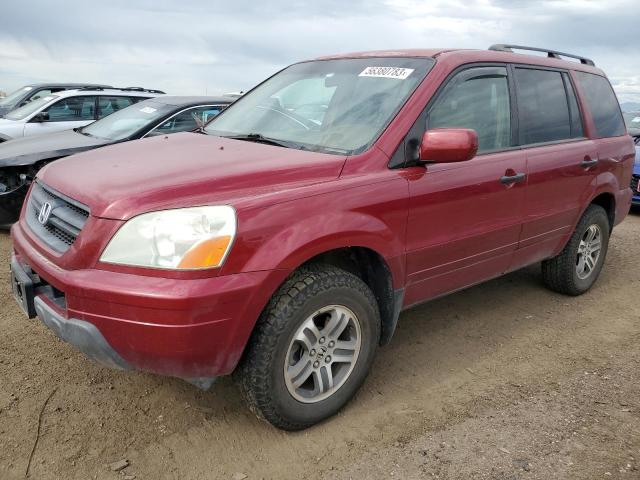 Photo 1 from auction – 2004 HONDA PILOT EXL with VIN 2HKYF18504H542912