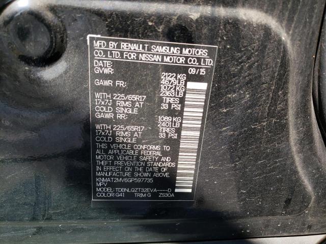 Photo 14 from auction – 2016 NISSAN ROGUE S with VIN KNMAT2MV6GP597735