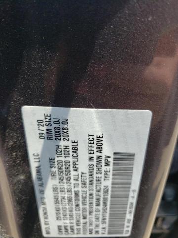 Photo 14 from auction – 2021 HONDA PILOT SE with VIN 5FNYF5H24MB010624
