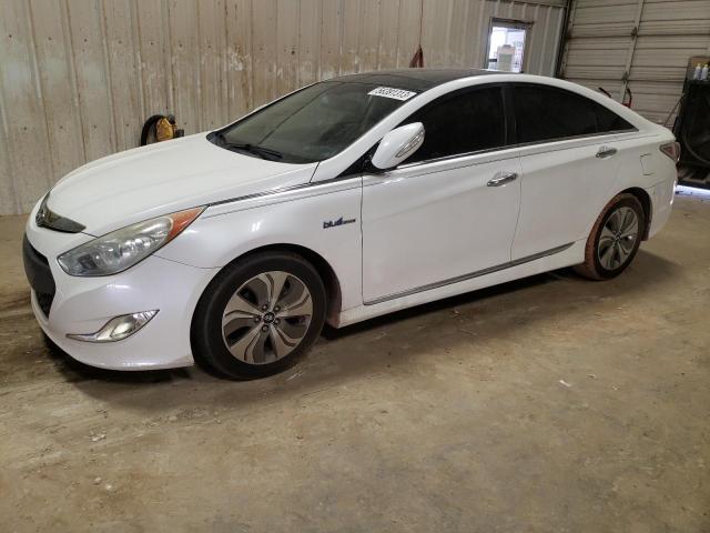 HYUNDAI SONATA HYB 2015 with VIN KMHEC4A46FA122723 - Photo from auction