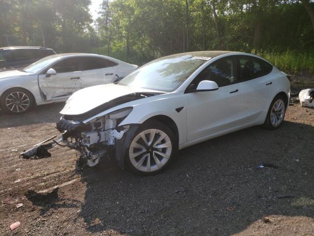 TESLA MODEL 3 2022 with VIN 5YJ3E1EA9NF356705 - Photo from auction