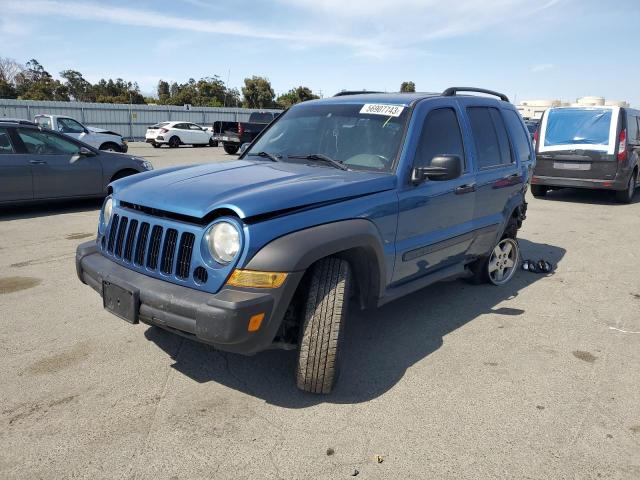 Photo 1 from auction – 2006 JEEP LIBERTY SP with VIN 1J4GK48K16W175637