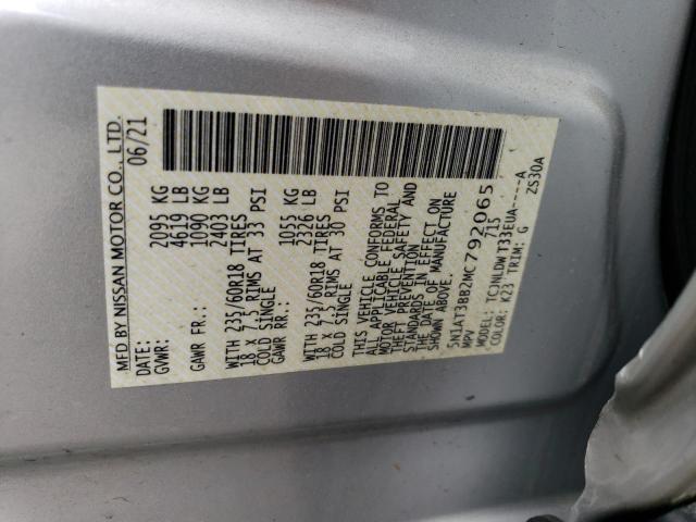 Photo 14 from auction – 2021 NISSAN ROGUE SV with VIN 5N1AT3BB2MC792065