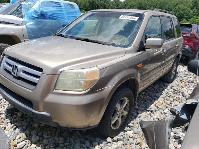 HONDA PILOT EX 2006 with VIN 5FNYF28566B050876 - Photo from auction