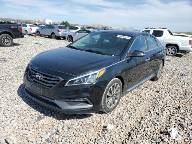 HYUNDAI SONATA 2015 with VIN 5NPE34AF7FH200375 - Photo from auction