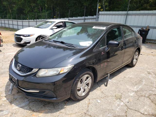 Photo 1 from auction – 2014 HONDA CIVIC LX with VIN 19XFB2F51EE067918