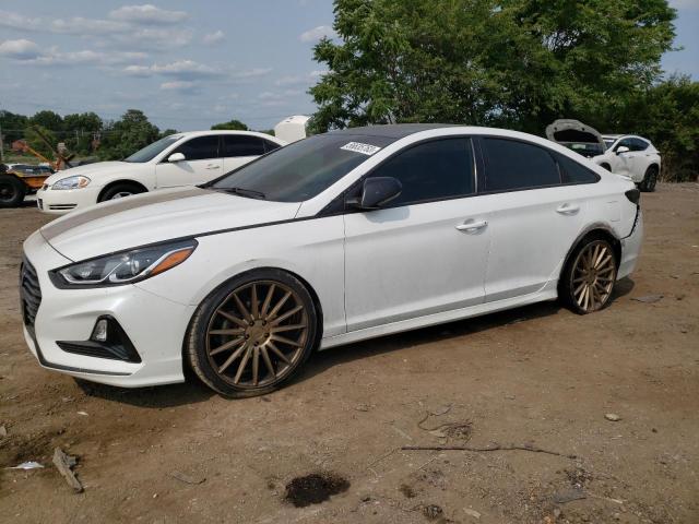 HYUNDAI SONATA SE 2018 with VIN 5NPE24AF2JH671393 - Photo from auction