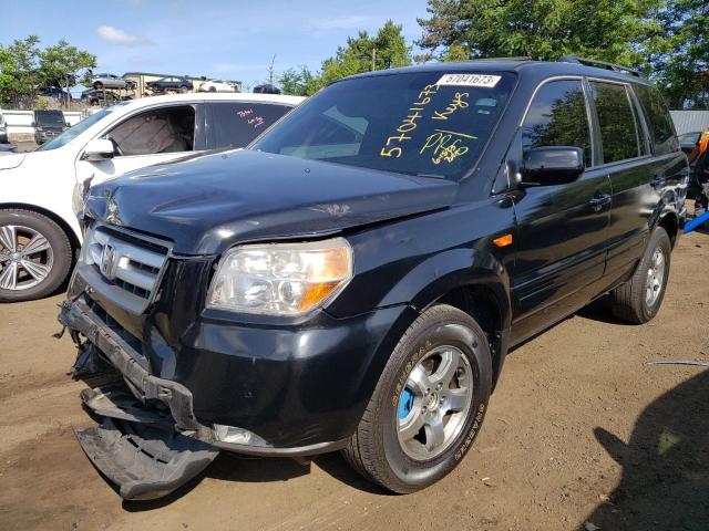 HONDA PILOT EXL 2008 with VIN 5FNYF18688B014564 - Photo from auction