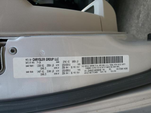 Photo 14 from auction – 2010 DODGE GRAND CARA with VIN 2D4RN3D1XAR389298