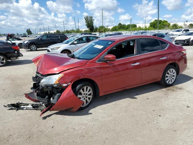 NISSAN SENTRA S 2015 with VIN 3N1AB7AP9FL664251 - Photo from auction