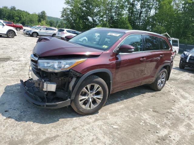 TOYOTA HIGHLANDER 2015 with VIN 5TDJKRFH8FS179197 - Photo from auction