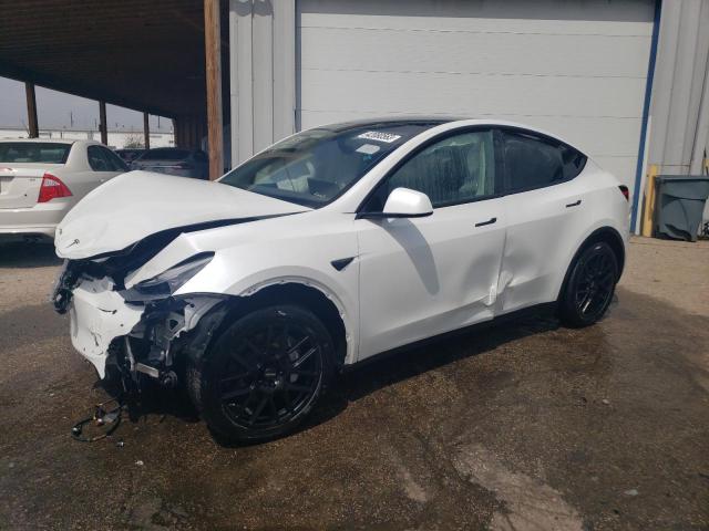 TESLA MODEL Y 2021 with VIN 5YJYGAEE5MF298092 - Photo from auction
