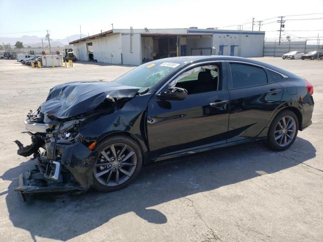 HONDA CIVIC EX 2021 with VIN 19XFC1F31ME200424 - Photo from auction