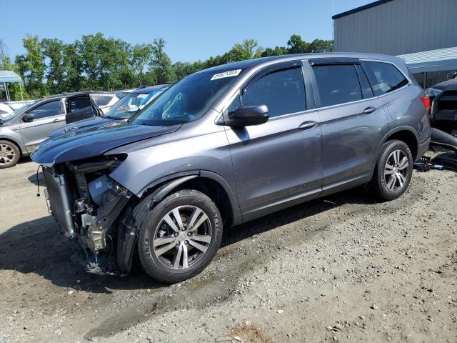 HONDA PILOT EX 2017 with VIN 5FNYF6H46HB052287 - Photo from auction