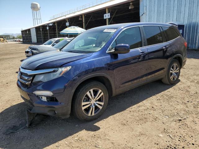 HONDA PILOT EX 2018 with VIN 5FNYF5H35JB004089 - Photo from auction