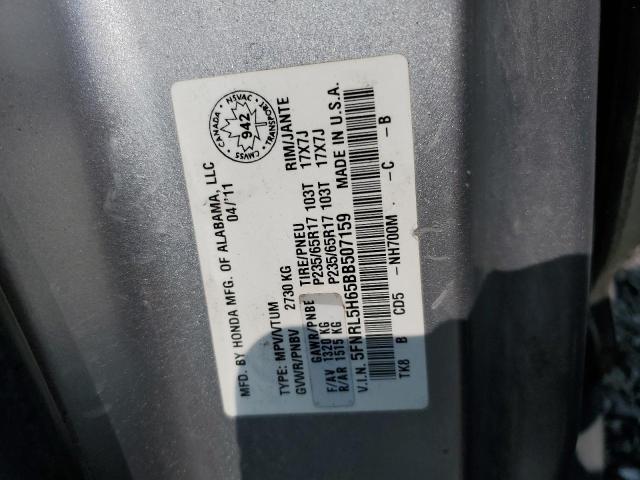 Photo 14 from auction – 2011 HONDA ODYSSEY EX with VIN 5FNRL5H65BB507159