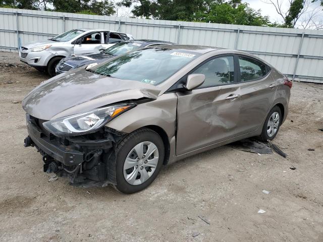HYUNDAI ELANTRA SE 2016 with VIN 5NPDH4AE5GH721357 - Photo from auction