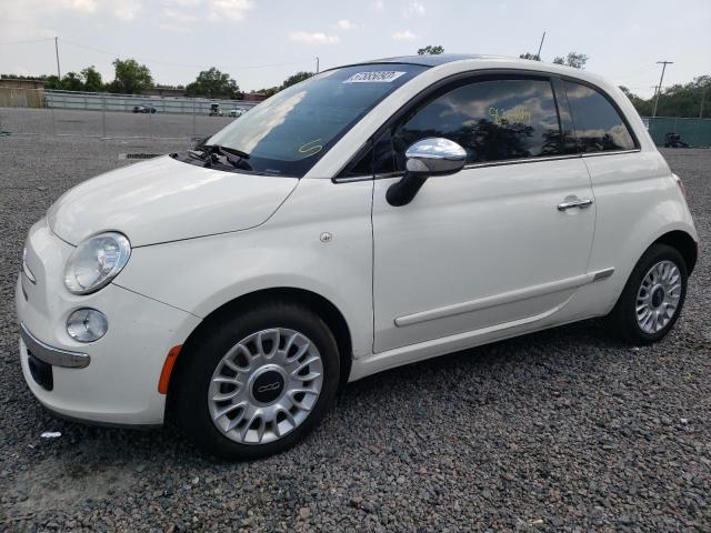 FIAT 500 LOUNGE 2013 with VIN 3C3CFFCR1DT596211 - Photo from auction