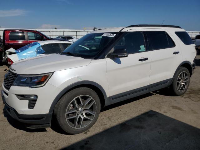 FORD EXPLORER S 2018 with VIN 1FM5K8GT8JGA71157 - Photo from auction
