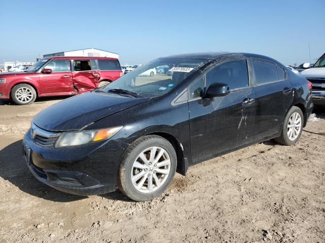 HONDA CIVIC EX 2012 with VIN 2HGFB2F85CH589836 - Photo from auction