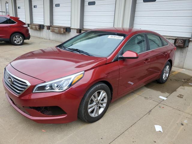 HYUNDAI SONATA SE 2016 with VIN 5NPE24AF9GH346863 - Photo from auction