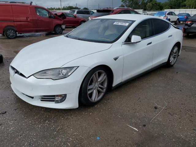TESLA MODEL S 2014 with VIN 5YJSA1H1XEFP64357 - Photo from auction