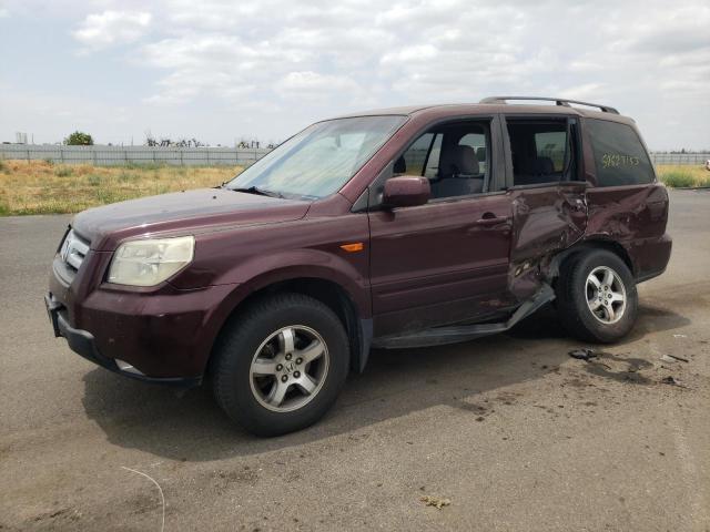 HONDA PILOT EX 2007 with VIN 2HKYF18467H521154 - Photo from auction