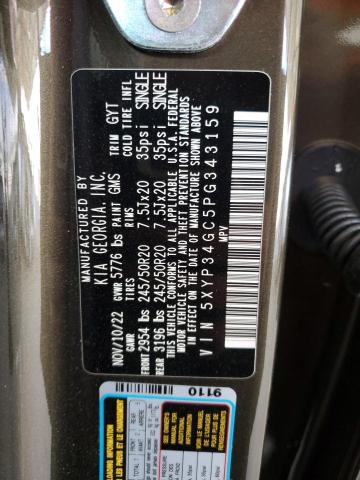 Photo 14 from auction – 2023 KIA TELLURIDE with VIN 5XYP34GC5PG343159