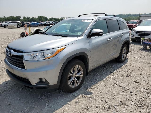 TOYOTA HIGHLANDER 2014 with VIN 5TDKKRFH6ES014381 - Photo from auction