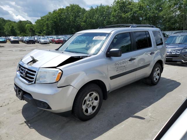 HONDA PILOT LX 2012 with VIN 5FNYF4H26CB071210 - Photo from auction