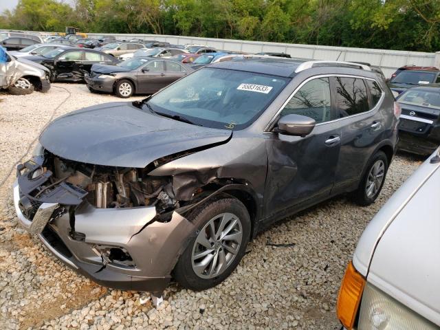 NISSAN ROGUE S 2015 with VIN 5N1AT2MV9FC760024 - Photo from auction