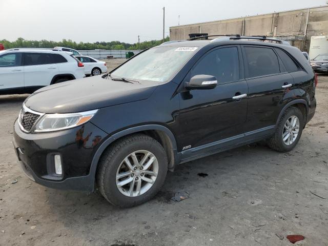 KIA SORENTO LX 2014 with VIN 5XYKTCA65EG470286 - Photo from auction