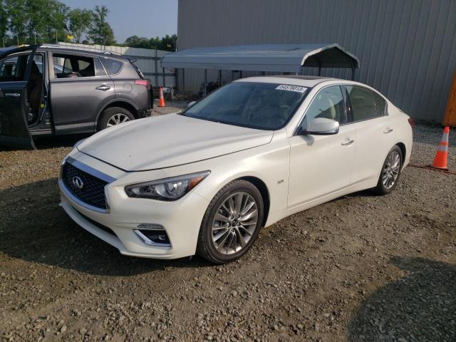 INFINITI Q50 LUXE 2019 with VIN JN1EV7AP4KM543779 - Photo from auction