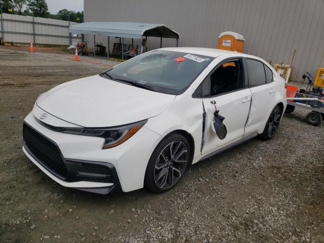 TOYOTA COROLLA SE 2022 with VIN JTDS4MCE4N3507906 - Photo from auction