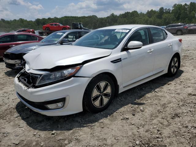 KIA OPTIMA HYB 2013 with VIN KNAGM4AD6D5043968 - Photo from auction