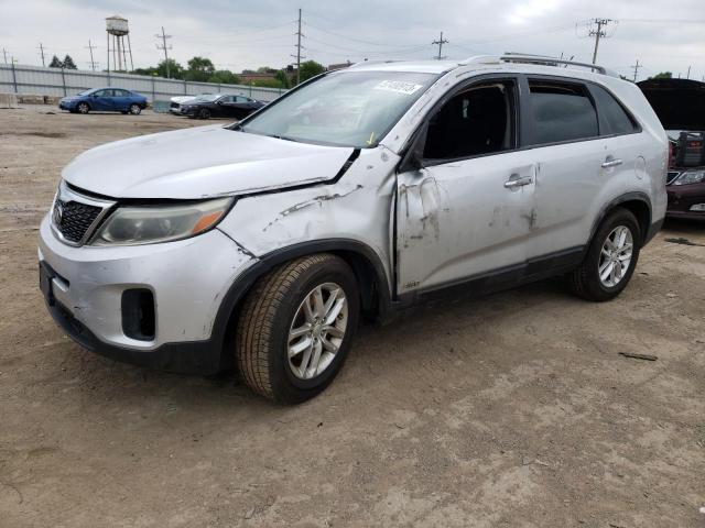 KIA SORENTO LX 2014 with VIN 5XYKTCA63EG488902 - Photo from auction