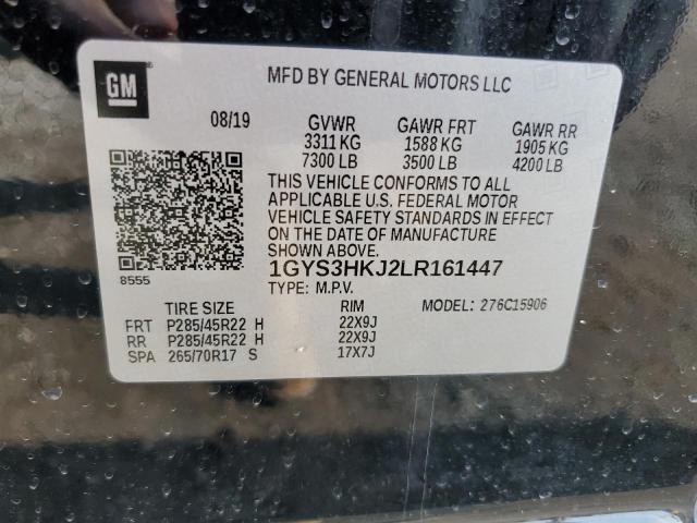 Photo 14 from auction – 2020 CADILLAC ESCALADE E with VIN 1GYS3HKJ2LR161447