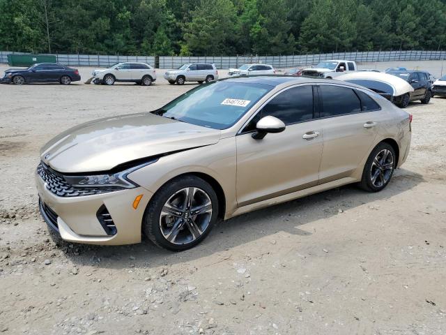KIA K5 EX 2021 with VIN 5XXG34J25MG040592 - Photo from auction