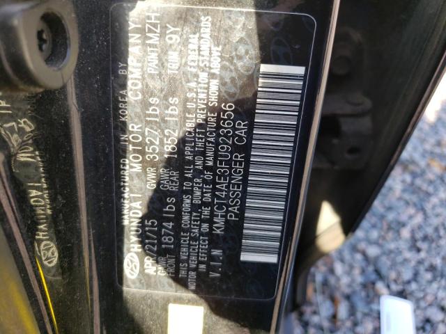 Photo 12 from auction – 2015 HYUNDAI ACCENT GLS with VIN KMHCT4AE3FU923656