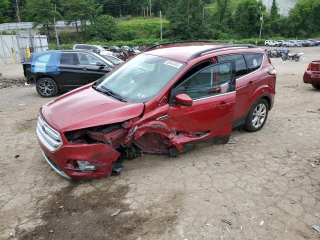 FORD ESCAPE SE 2018 with VIN 1FMCU9GD2JUD17170 - Photo from auction