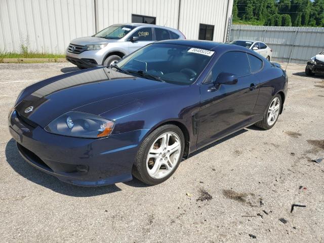 HYUNDAI TIBURON 2005 with VIN KMHHM65D15U176671 - Photo from auction