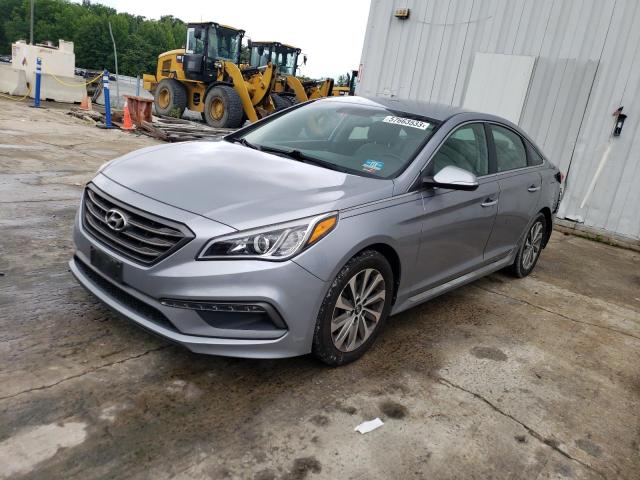 HYUNDAI SONATA 2016 with VIN 5NPE34AF9GH336802 - Photo from auction