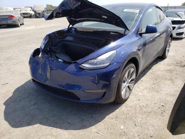 TESLA MODEL Y 2022 with VIN 7SAYGDEE2NF570300 - Photo from auction