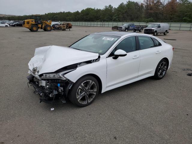 KIA K5 EX 2022 with VIN 5XXG34J22NG103794 - Photo from auction