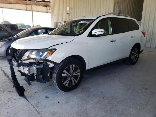NISSAN PATHFINDER 2018 with VIN 5N1DR2MN3JC623701 - Photo from auction