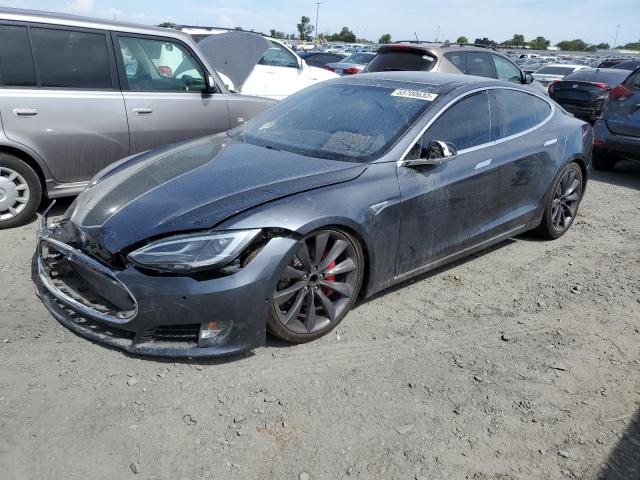 TESLA MODEL S 85 2015 with VIN 5YJSA1H2XFFP68869 - Photo from auction